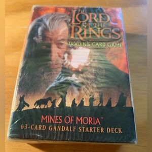NIB Lord of the Rings Trading Card Game Mines of Moria Gandalf Deck